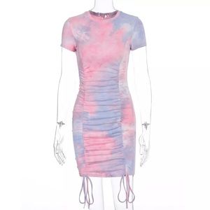Cotton Candy 🍭 ruched dress